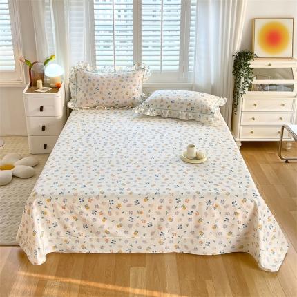 91家纺网 家纺一手货源 找家纺 （总）宝齐莱家纺 2022新款韩版全棉13372印花单床单