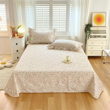 91家纺网 家纺一手货源 找家纺 （总）宝齐莱家纺 2022新款韩版全棉13372印花单床单