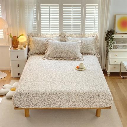 91家纺网 家纺一手货源 找家纺 宝齐莱家纺 2022新款韩版全棉13372印花单床笠 暖心