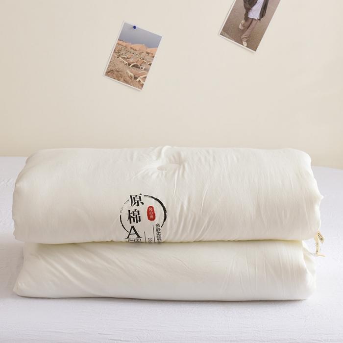 91家纺网 家纺一手货源 找家纺 启优家纺—水洗棉被芯原棉被子春秋被四季被冬被整张棉