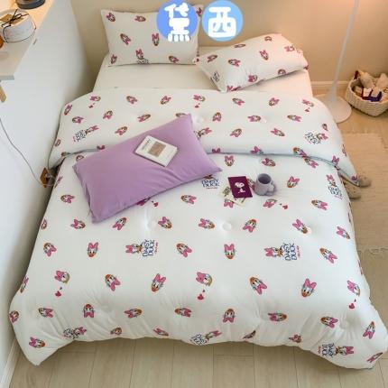 91家纺网 家纺一手货源 找家纺 星期八 2022新款迪士尼春秋被冬被 黛西