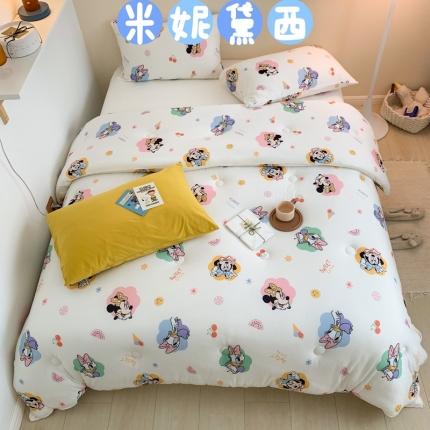 91家纺网 家纺一手货源 找家纺 星期八 2022新款迪士尼春秋被冬被 米妮黛西