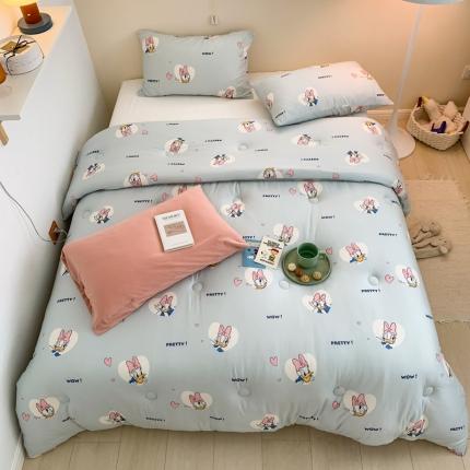 星期八 2022新款迪士尼春秋被冬被 黛西蓝