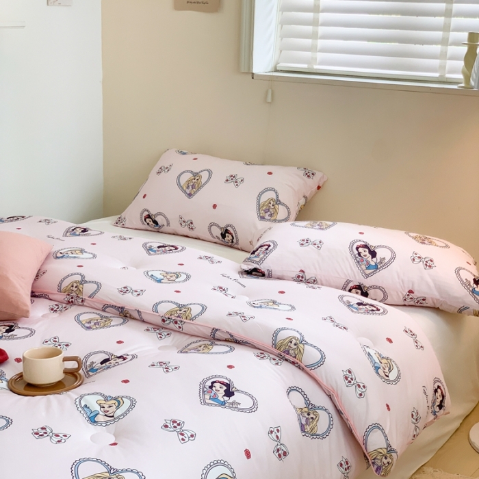 91家纺网 家纺一手货源 找家纺 星期八 2022新款迪士尼春秋被冬被 公主