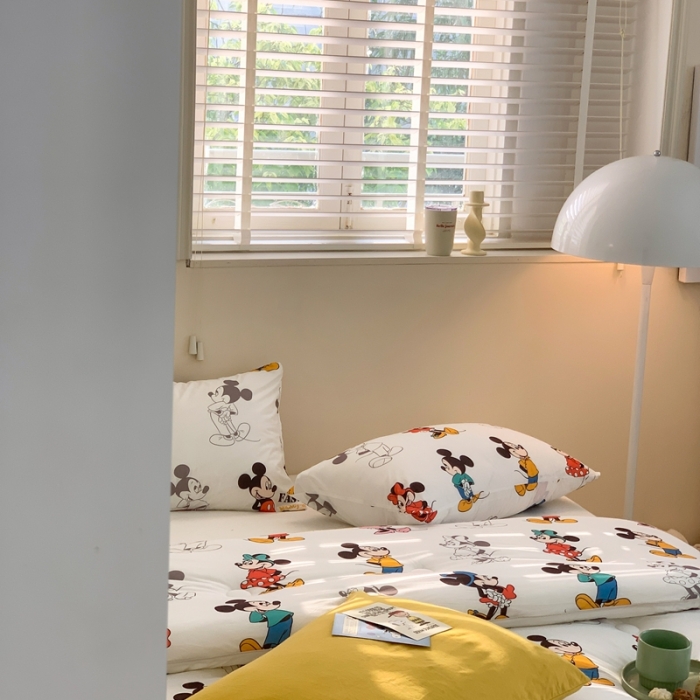 91家纺网 家纺一手货源 找家纺 星期八 2022新款迪士尼春秋被冬被 米妮米奇