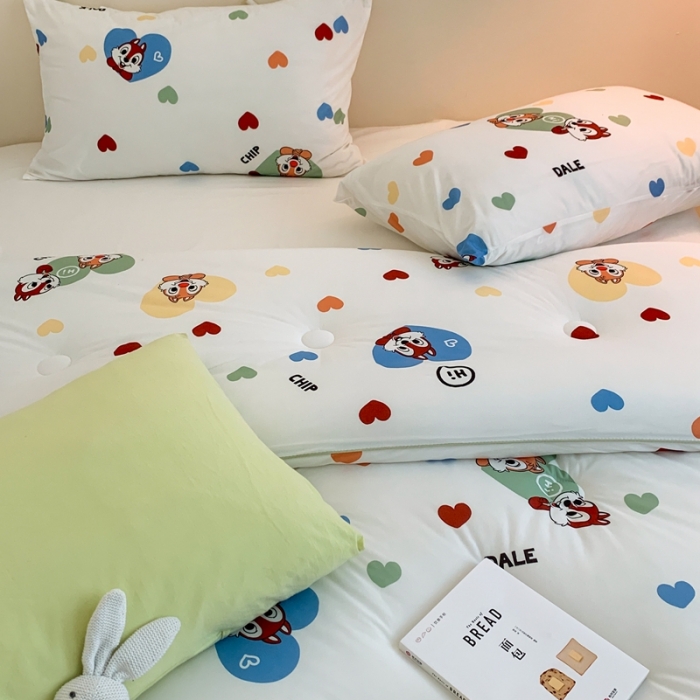 91家纺网 家纺一手货源 找家纺 星期八 2022新款迪士尼春秋被冬被 松鼠兄弟