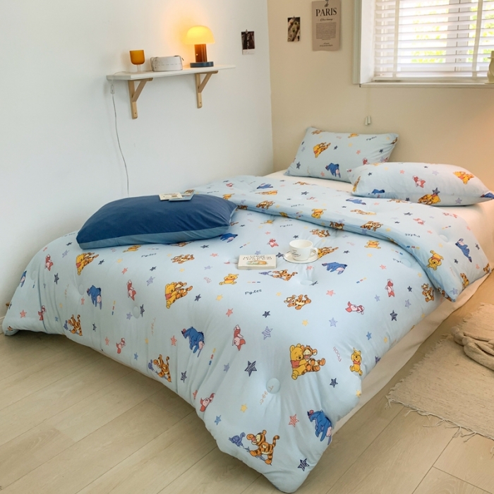 91家纺网 家纺一手货源 找家纺 星期八 2022新款迪士尼春秋被冬被 跳跳虎