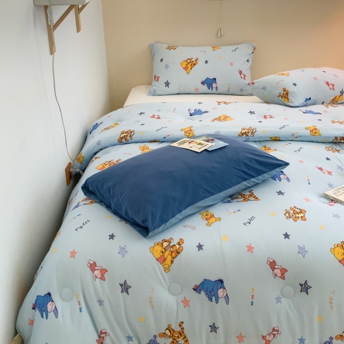 91家纺网 家纺一手货源 找家纺 星期八 2022新款迪士尼春秋被冬被 跳跳虎