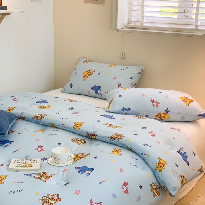 91家纺网 家纺一手货源 找家纺 星期八 2022新款迪士尼春秋被冬被 跳跳虎