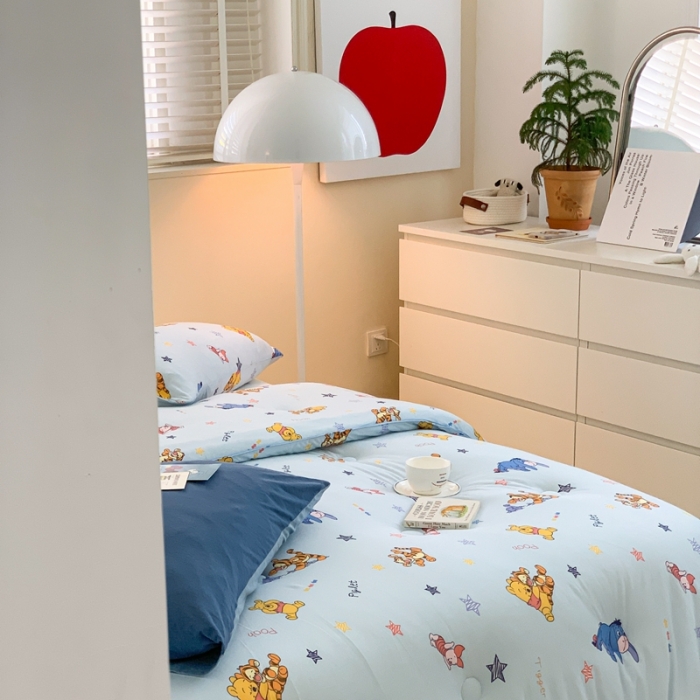 91家纺网 家纺一手货源 找家纺 星期八 2022新款迪士尼春秋被冬被 跳跳虎