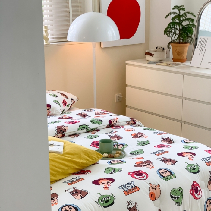 91家纺网 家纺一手货源 找家纺 星期八 2022新款迪士尼春秋被冬被 玩具总动员