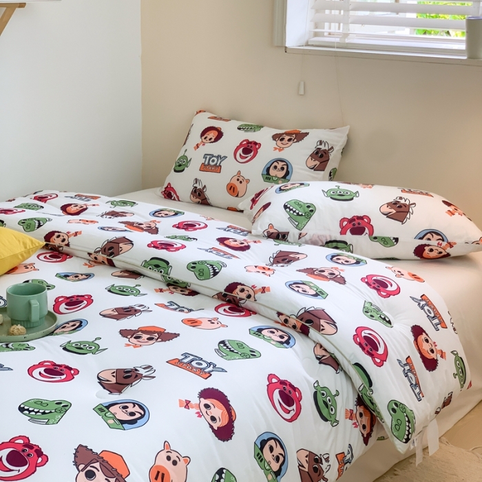 91家纺网 家纺一手货源 找家纺 星期八 2022新款迪士尼春秋被冬被 玩具总动员