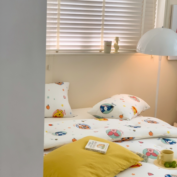 91家纺网 家纺一手货源 找家纺 星期八 2022新款迪士尼春秋被冬被 维尼家族