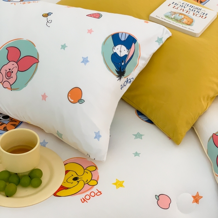 91家纺网 家纺一手货源 找家纺 星期八 2022新款迪士尼春秋被冬被 维尼家族