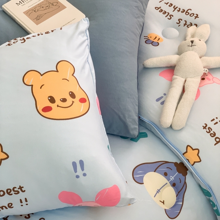 91家纺网 家纺一手货源 找家纺 星期八 2022新款迪士尼春秋被冬被 维尼乐园