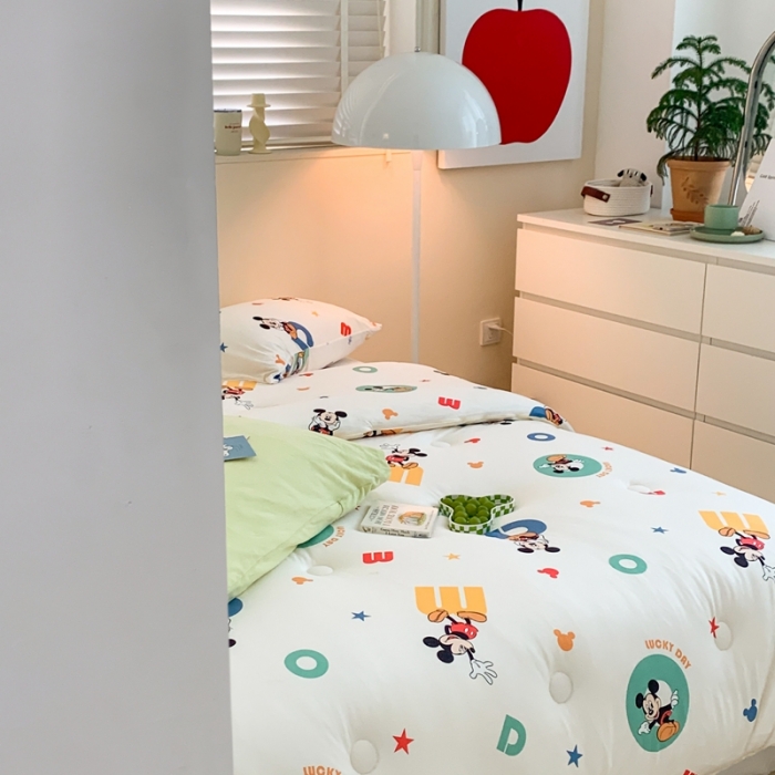 91家纺网 家纺一手货源 找家纺 星期八 2022新款迪士尼春秋被冬被 m米奇