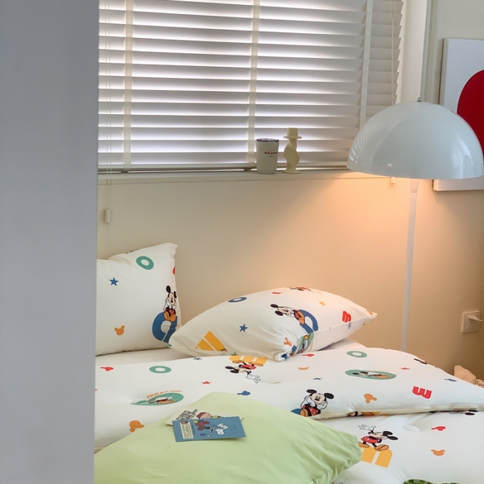 91家纺网 家纺一手货源 找家纺 星期八 2022新款迪士尼春秋被冬被 m米奇