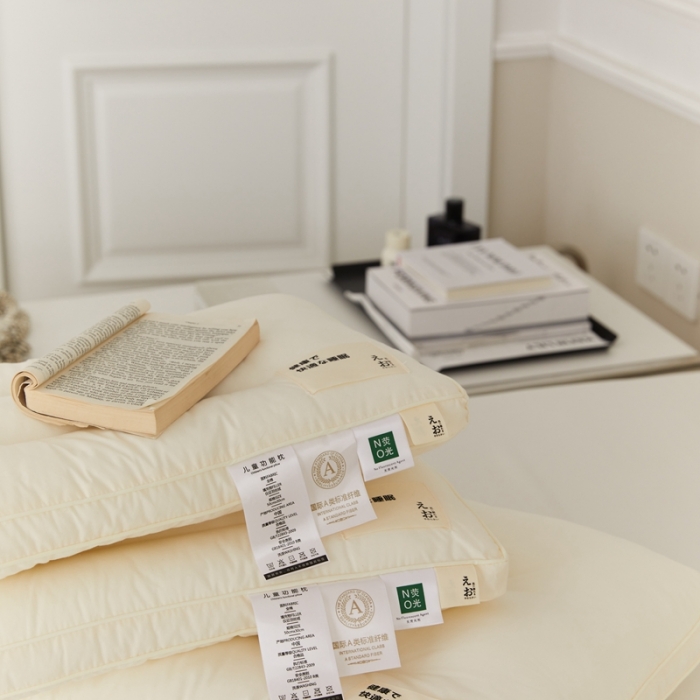 91家纺网 家纺一手货源 找家纺 （总）伟邦枕芯 2023新款质原本色护颈枕 （大小号款）