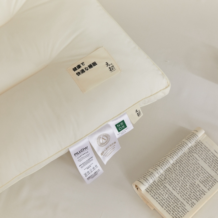 91家纺网 家纺一手货源 找家纺 （总）伟邦枕芯 2023新款质原本色护颈枕 （大小号款）
