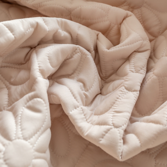 91家纺网 家纺一手货源 找家纺 给笠 2023新款A类原棉夹棉大豆床笠 幸运格-卡其