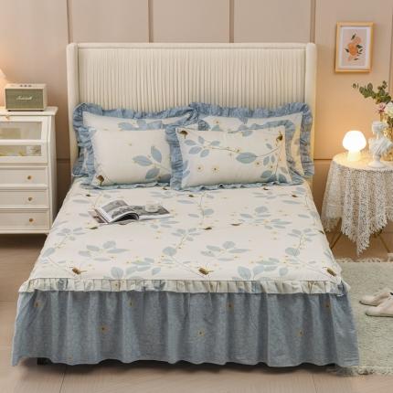 91家纺网 家纺一手货源 找家纺 （总）爱妮玖玖 2022新款单层床裙