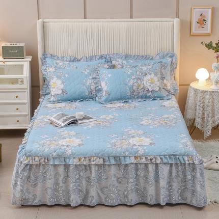 91家纺网 家纺一手货源 找家纺 （总）爱妮玖玖 2022新款夹棉床裙