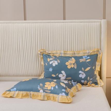 91家纺网 家纺一手货源 找家纺 （总）爱妮玖玖 2022新款花边枕套45cm*75cm/对