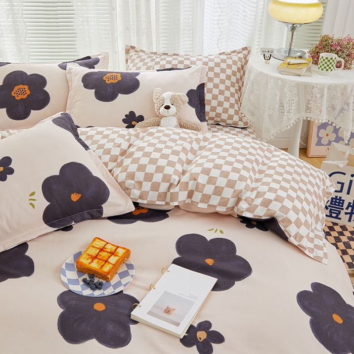 91家纺网 家纺一手货源 找家纺 （总）世爵 2023新款加厚磨毛印花四件套