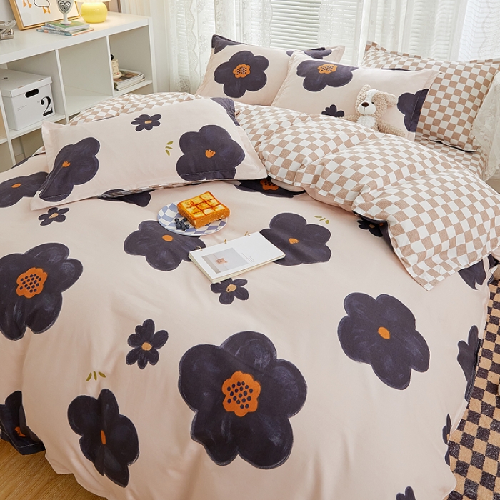 91家纺网 家纺一手货源 找家纺 （总）世爵 2023新款加厚磨毛印花四件套