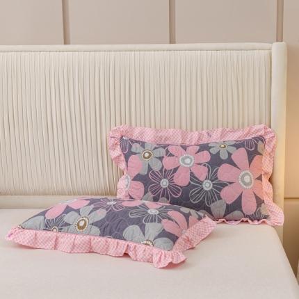 91家纺网 家纺一手货源 找家纺 （总）爱妮玖玖 2022新款夹棉枕套45cm*75cm/对