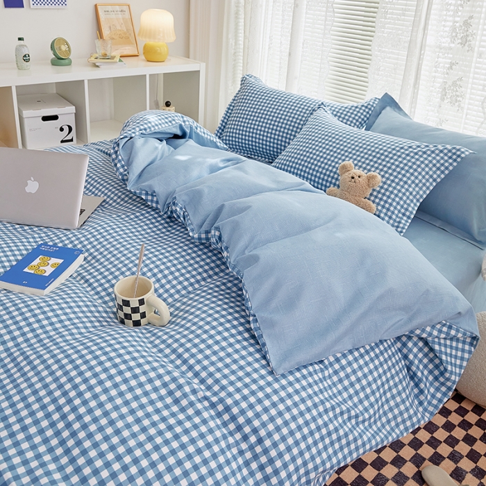 91家纺网 家纺一手货源 找家纺 世爵 2023新款加厚磨毛印花四件套 优格兰