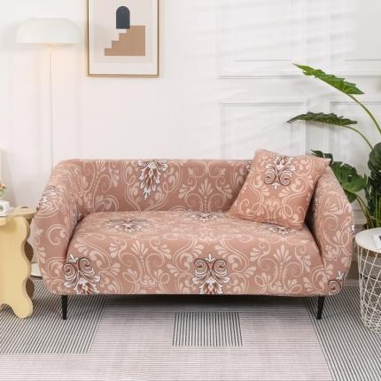 飞翔 2023新款针织弹力沙发套 宫廷-粉