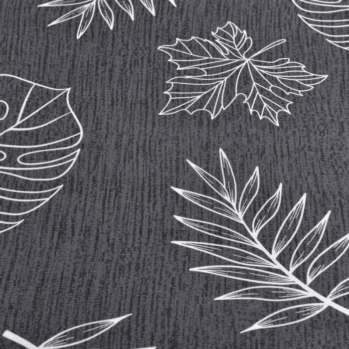 91家纺网 家纺一手货源 找家纺 飞翔家纺 2023新款印花组合沙发坐垫套 墨叶