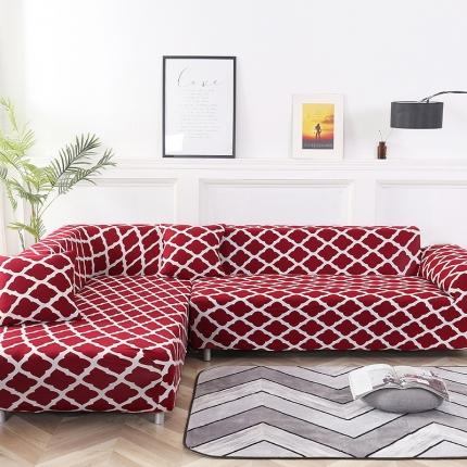 91家纺网 家纺一手货源 找家纺 飞翔 2023新款印花沙发套 格调红