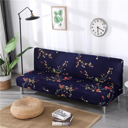 91家纺网 家纺一手货源 找家纺 飞翔 2023新款印花沙发床套 鸟语花香