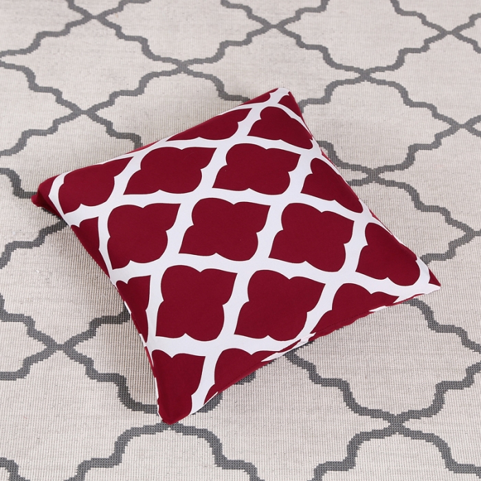 91家纺网 家纺一手货源 找家纺 飞翔 2023新款印花沙发套 格调红