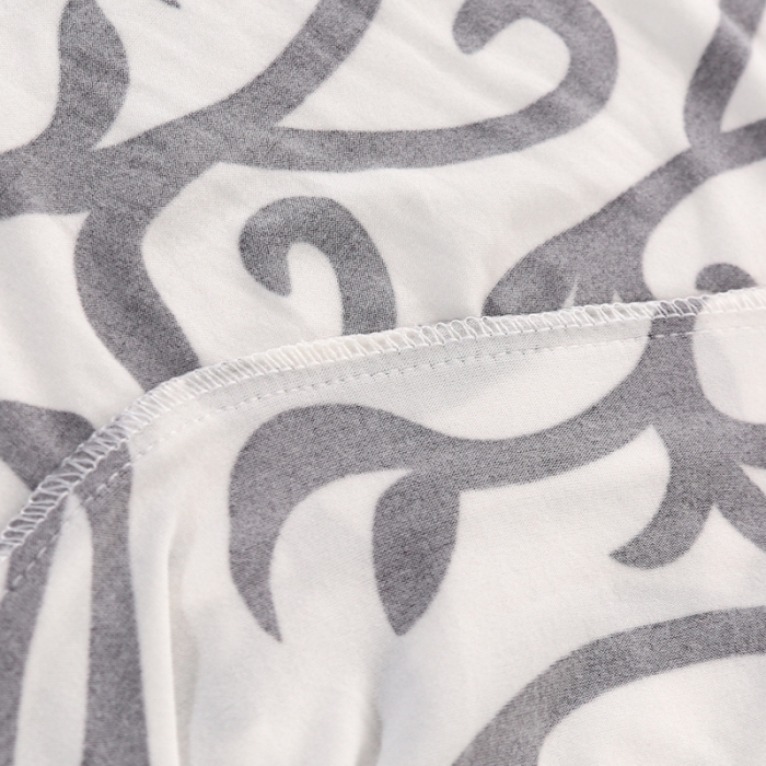 91家纺网 家纺一手货源 找家纺 飞翔 2023新款印花沙发套 黑白配