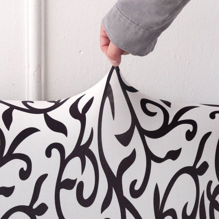 91家纺网 家纺一手货源 找家纺 飞翔 2023新款印花沙发套 黑白配