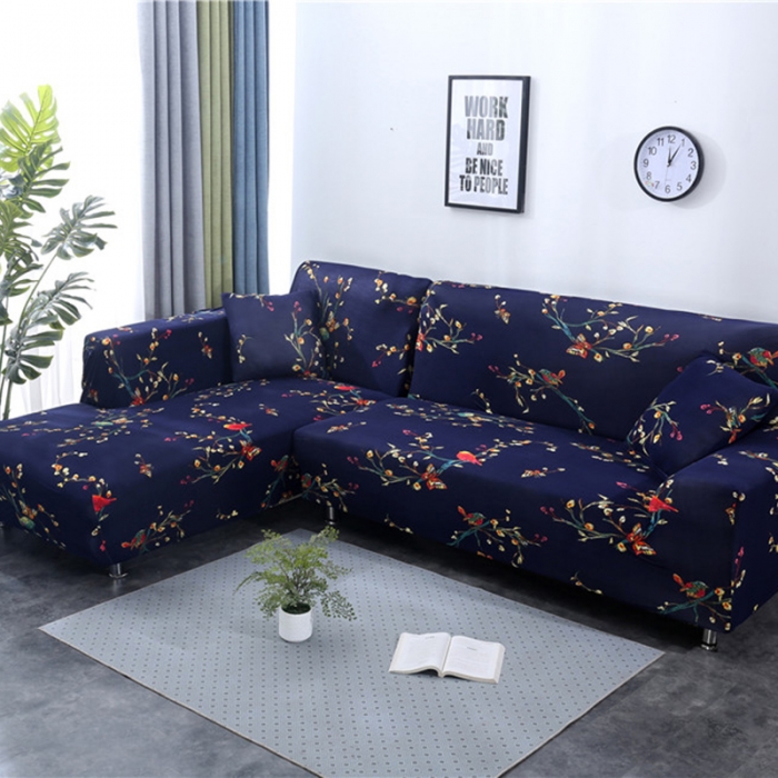 91家纺网 家纺一手货源 找家纺 飞翔 2023新款印花沙发套 鸟语花香