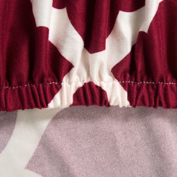 91家纺网 家纺一手货源 找家纺 飞翔 2023新款半圆沙发套 格调红