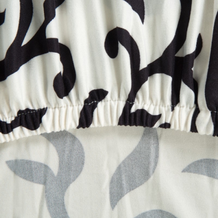 91家纺网 家纺一手货源 找家纺 飞翔 2023新款半圆沙发套 黑白配