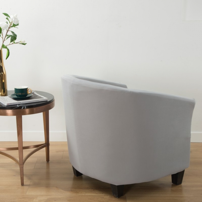 91家纺网 家纺一手货源 找家纺 飞翔 2023新款半圆沙发套 灰色