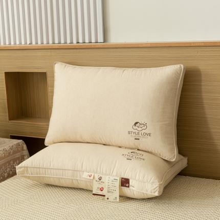 91家纺网 家纺一手货源 找家纺 糖果枕芯 2022新款生态棉麻亲子枕 立体(48x74cm)