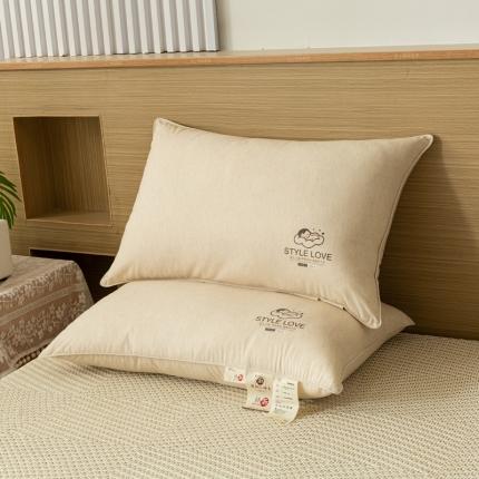 91家纺网 家纺一手货源 找家纺 (总) 糖果枕芯 2022新款生态棉麻亲子枕