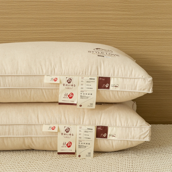 91家纺网 家纺一手货源 找家纺 (总) 糖果枕芯 2022新款生态棉麻亲子枕