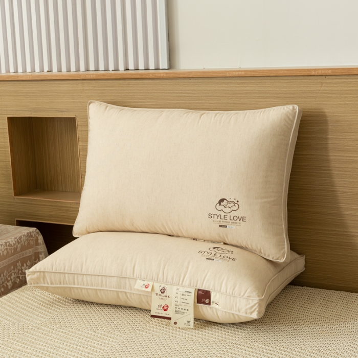 91家纺网 家纺一手货源 找家纺 (总) 糖果枕芯 2022新款生态棉麻亲子枕