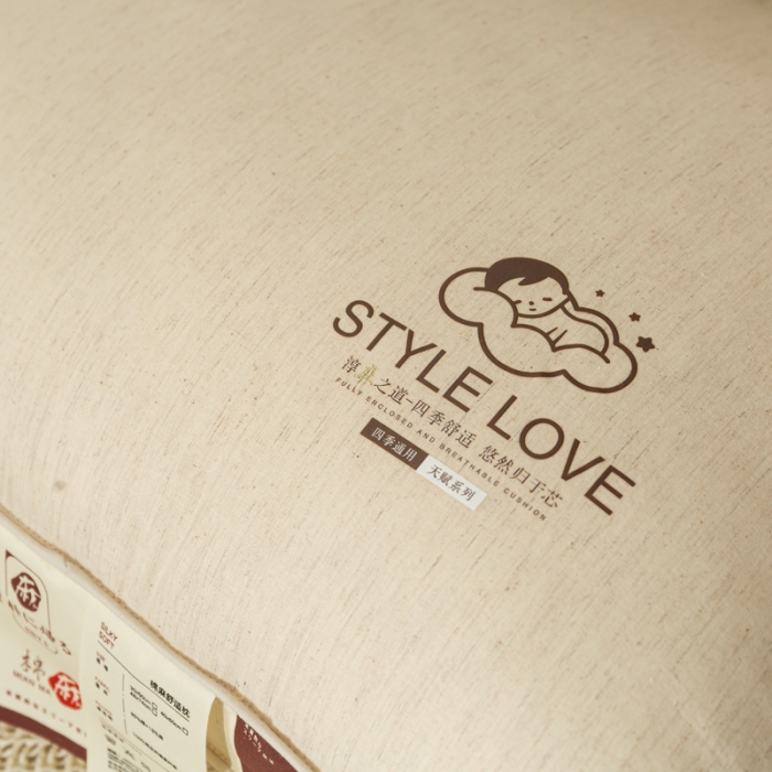 91家纺网 家纺一手货源 找家纺 (总) 糖果枕芯 2022新款生态棉麻亲子枕