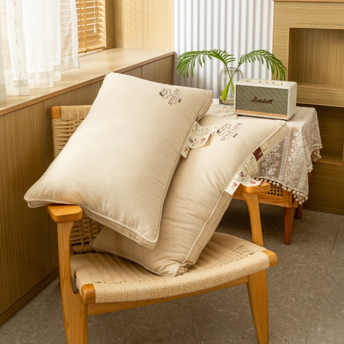 91家纺网 家纺一手货源 找家纺 (总) 糖果枕芯 2022新款生态棉麻亲子枕