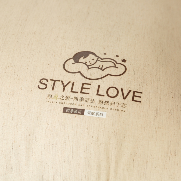 91家纺网 家纺一手货源 找家纺 糖果枕芯 2022新款生态棉麻亲子枕 单边(48x74cm)