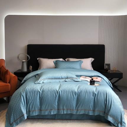 91家纺网 家纺一手货源 找家纺 （总）馨蕊 2022秋冬新品100支天丝棉四件套-D系列